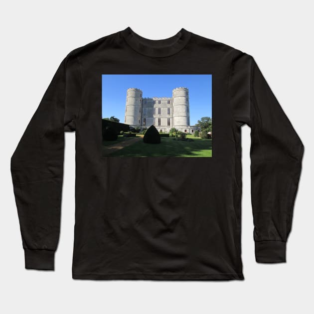 Lulworth Castle, Dorset, England Long Sleeve T-Shirt by MagsWilliamson